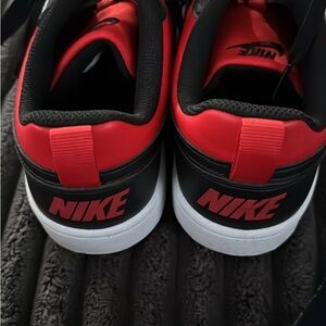 Nike Bold Red and Black Athletic Shoes